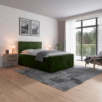BOXSPRINGBETT 140/200 cm  in Grün  - Grün, MODERN, Holz/Kunststoff (140/200cm) - MID.YOU