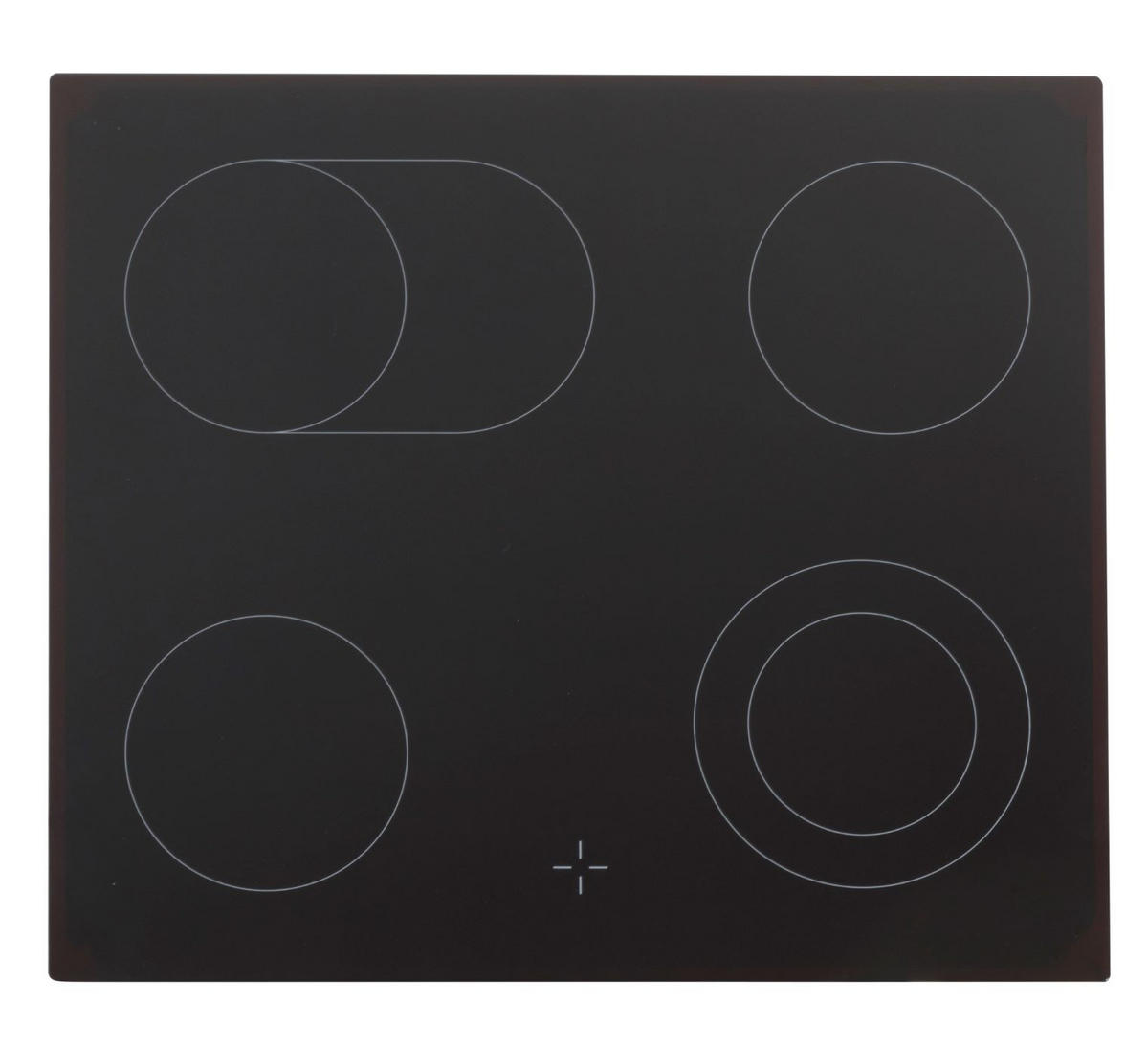 HERDSET HS2200-33  - Edelstahlfarben/Schwarz, Trend, Glas/Metall (59,5/59,5/56,5cm) - Respekta