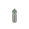 UNIVERSALFLASCHE Pull Sport  - Edelstahlfarben/Grün, KONVENTIONELL, Kunststoff/Metall (7,5cm) - Mepal