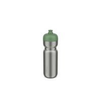UNIVERSALFLASCHE Pull Sport  - Edelstahlfarben/Grün, KONVENTIONELL, Kunststoff/Metall (7,5cm) - Mepal