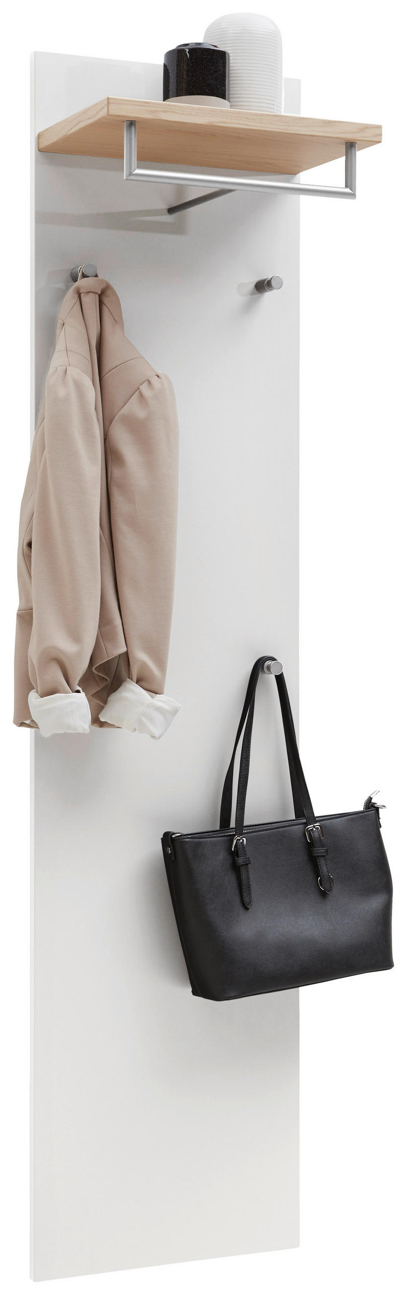 GARDEROBENPANEEL  in 42/170/27 cm  - Eichefarben/Weiß, Design, Holz/Holzwerkstoff (42/170/27cm) - Dieter Knoll