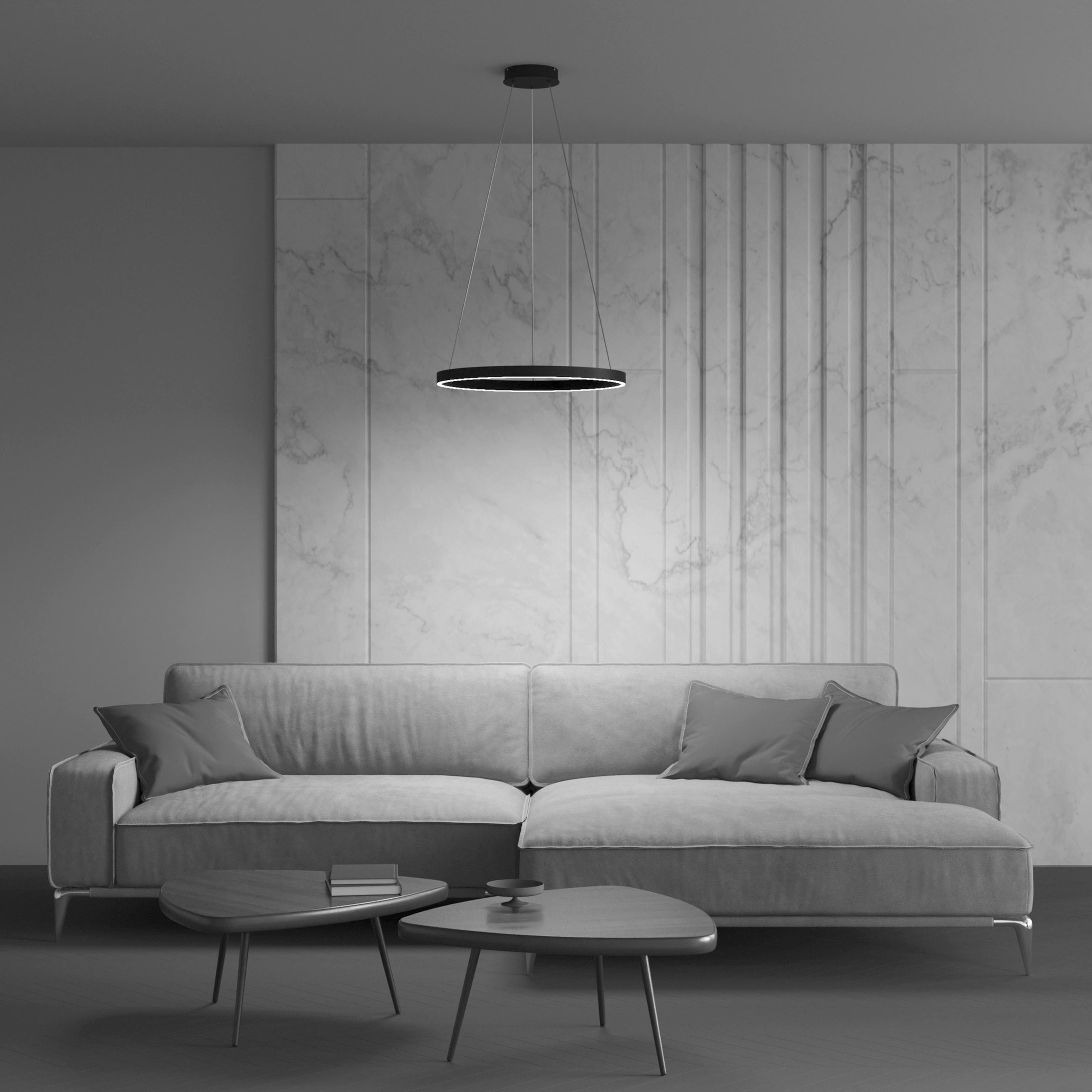 PENDELLEUCHTE 60/120 cm  - Schwarz, Basics, Metall (60/120cm) - MAYTONI