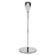 STABKERZENHALTER - Silberfarben, Basics, Metall (8/22,5cm) - Ambia Home
