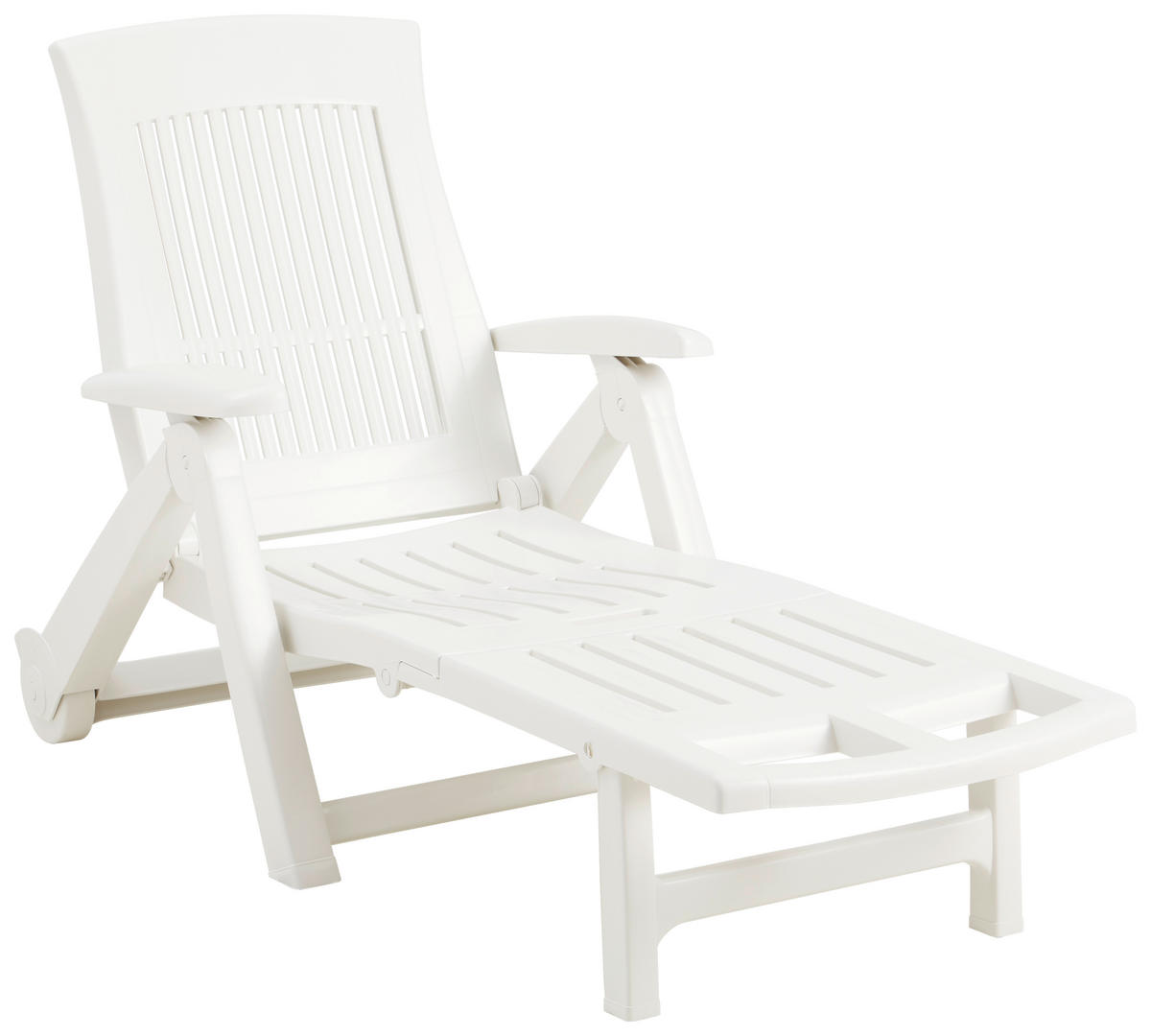 ZAHRADNÍ LEHÁTKO plast - bílá, Basics, plast (195/72/101cm) - Ambia Garden