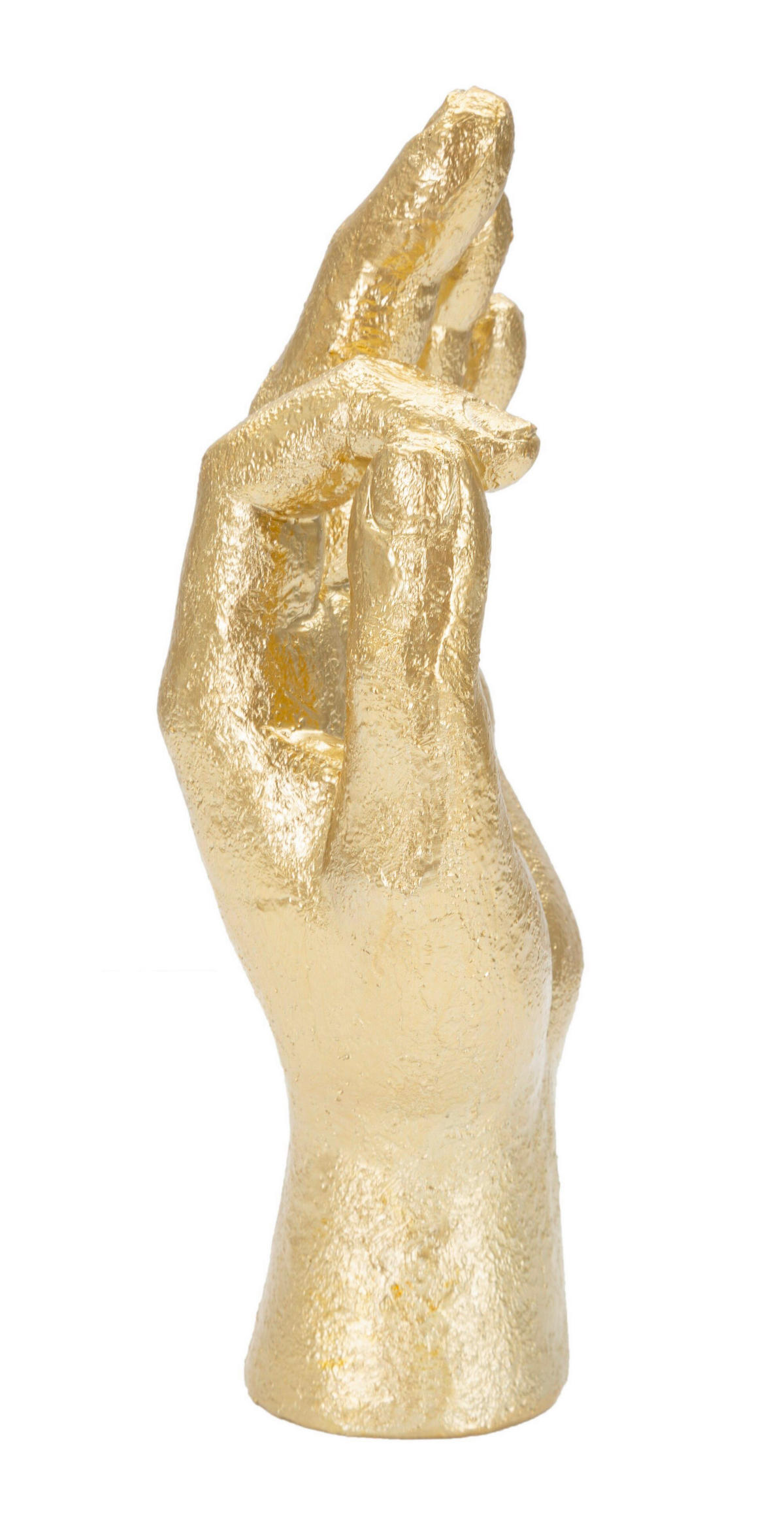 SKULPTUR - Goldfarben, Basics, Kunststoff (10/22.5/7cm)