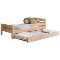 AUSZIEHBETT 90/200 cm  in Naturfarben  - Naturfarben, MODERN, Holz (90/200cm) - MID.YOU