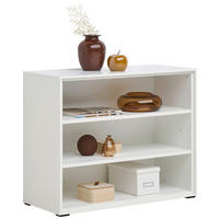 REGALELEMENT 90,9/72,6/40 cm Weiß  90,9/72,6/40 cm  - Weiß, Design, Holzwerkstoff (90,9/72,6/40cm) - home24