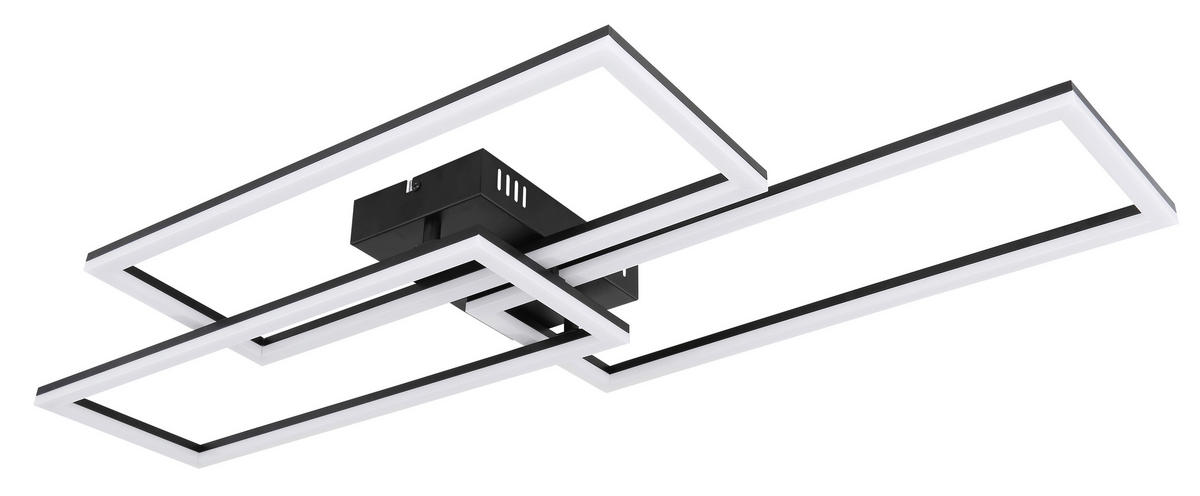 STROPNA LED-SVETILKA   //2700-6000 K/230 V/ - črna/opal, Design (90/40/8cm) - Globo