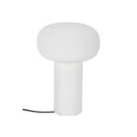 AKKU-TISCHLEUCHTE 13/19 cm   - Weiß, Design, Glas/Metall (13/19cm) - Dieter Knoll