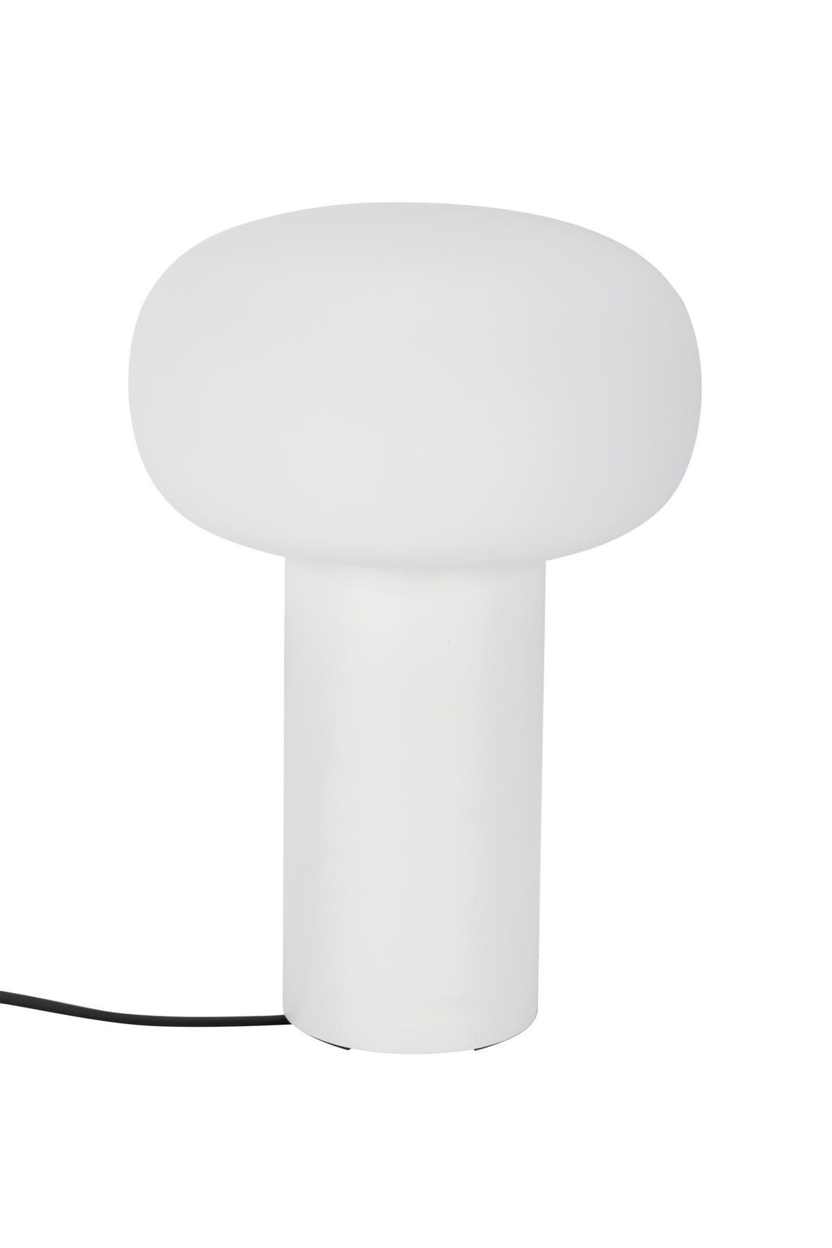 AKKU-TISCHLEUCHTE 13/19 cm   - Weiß, Design, Glas/Metall (13/19cm) - Dieter Knoll