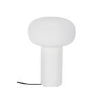 AKKU-TISCHLEUCHTE  13/19 cm    - Weiß, Design, Glas/Metall (13/19cm) - Dieter Knoll