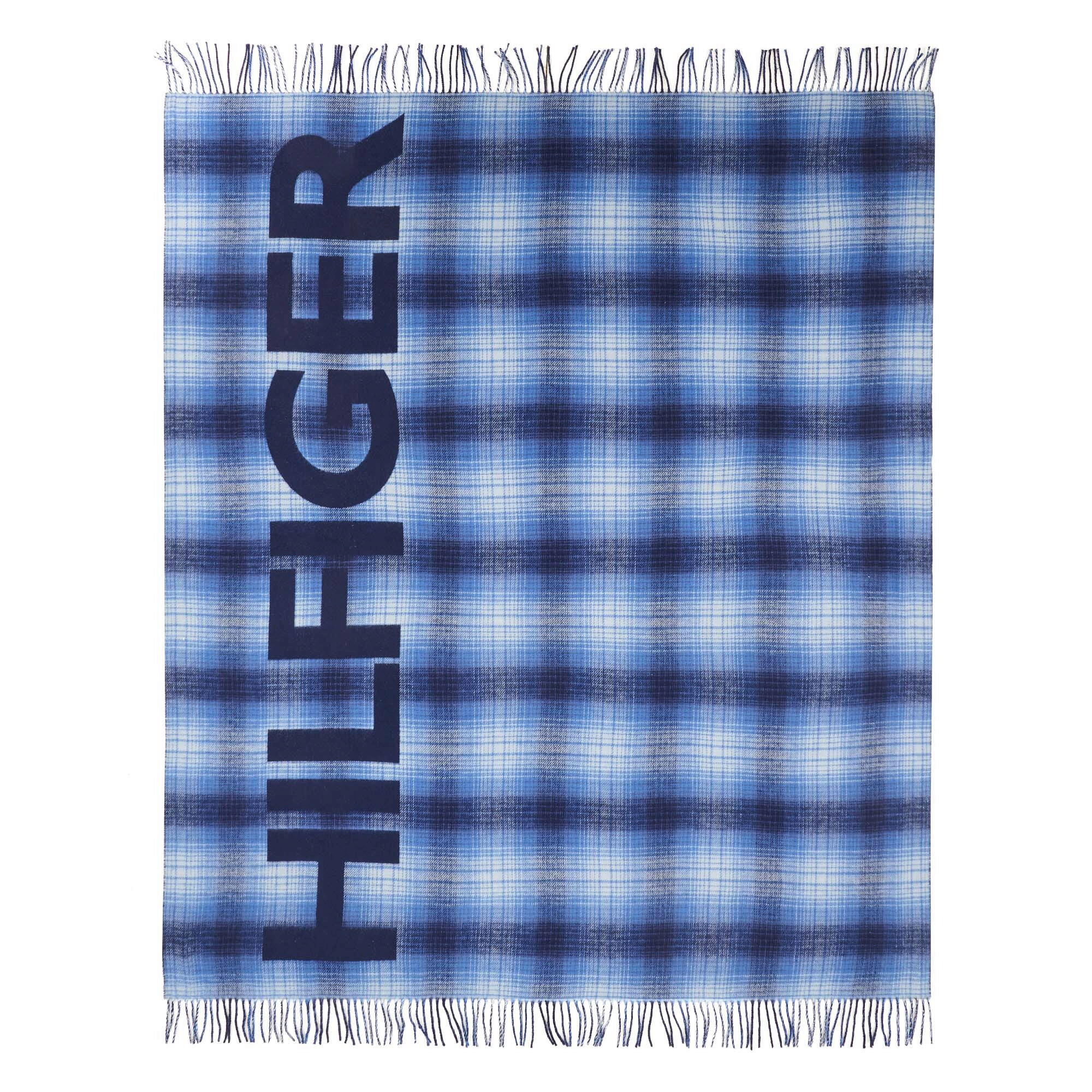 Tommy Hilfiger Plaid Shadow Checks Blau 130x170 cm