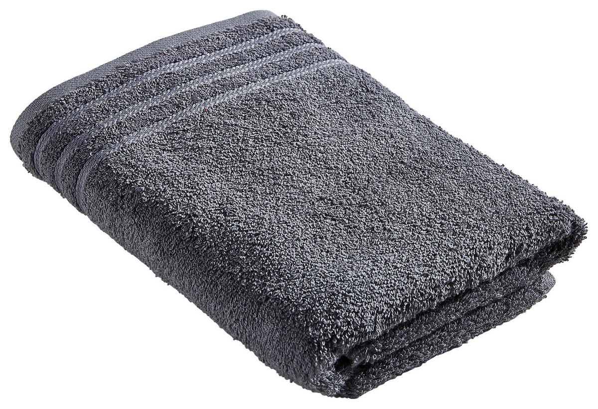 HANDTUCH 50/100 cm Grossetto Grau  - Grau, Basics, Textil (50/100cm) - Vossen