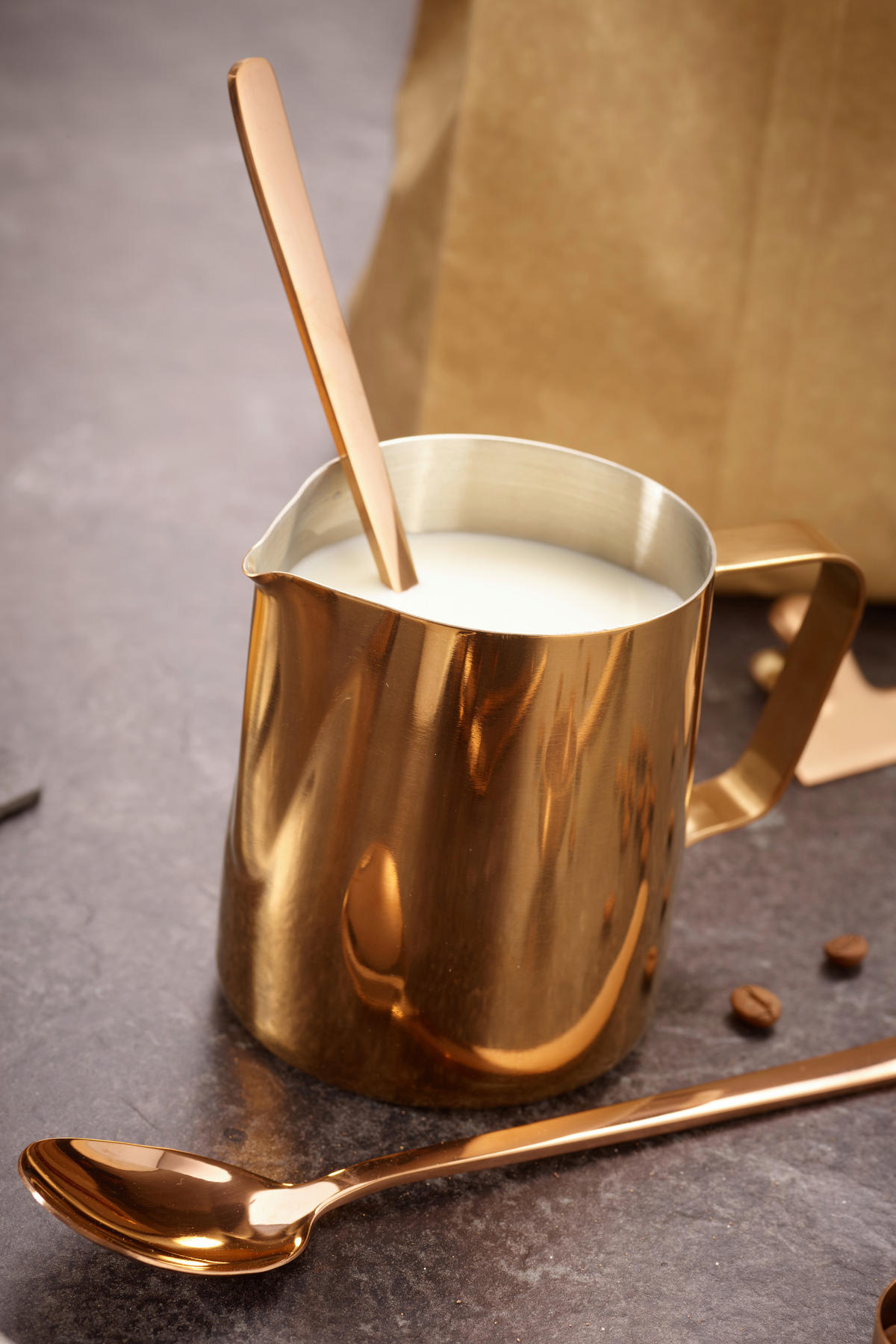 KAFFEESET 23-teilig  - Kupferfarben, Design, Metall (10,5cm) - Echtwerk
