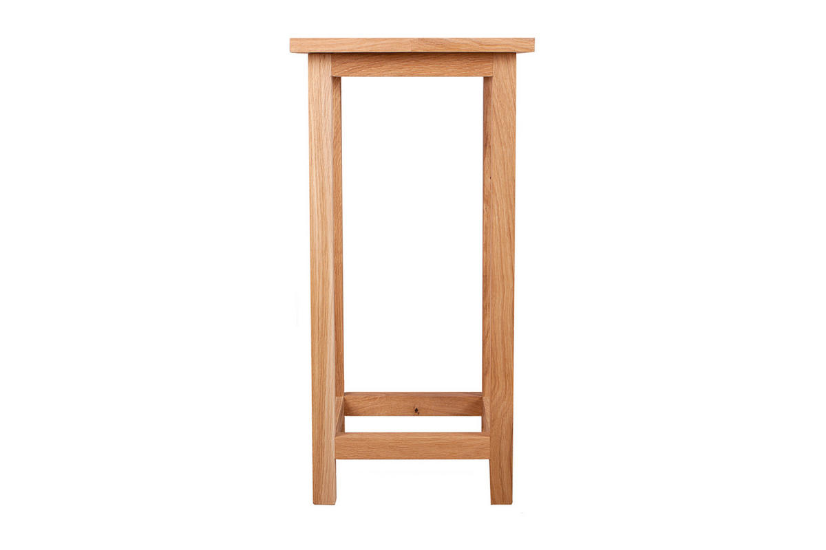 Universalhocker Echtholz  - Eichefarben, Basics, Holz (30/60/30cm) - Gardenson