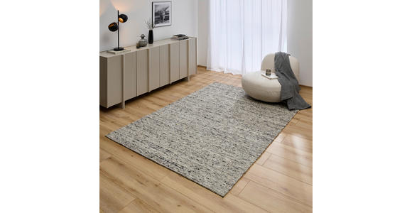 HANDWEBTEPPICH 170/230 cm Vieste Grau  - Grau, Basics, Textil (170/230cm) - Linea Natura