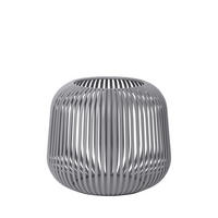 LATERNE - Grau, Design, Metall (20,5/17cm) - Blomus