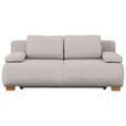 BOXSPRINGSOFA in Webstoff Naturfarben  - Naturfarben, MODERN, Holz/Textil (205/93/108cm) - Venda