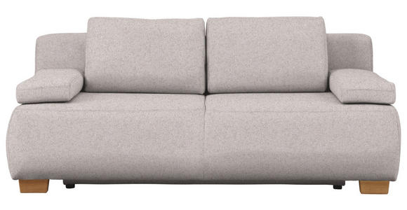 BOXSPRINGSOFA in Webstoff Naturfarben  - Naturfarben, MODERN, Holz/Textil (205/93/108cm) - Venda