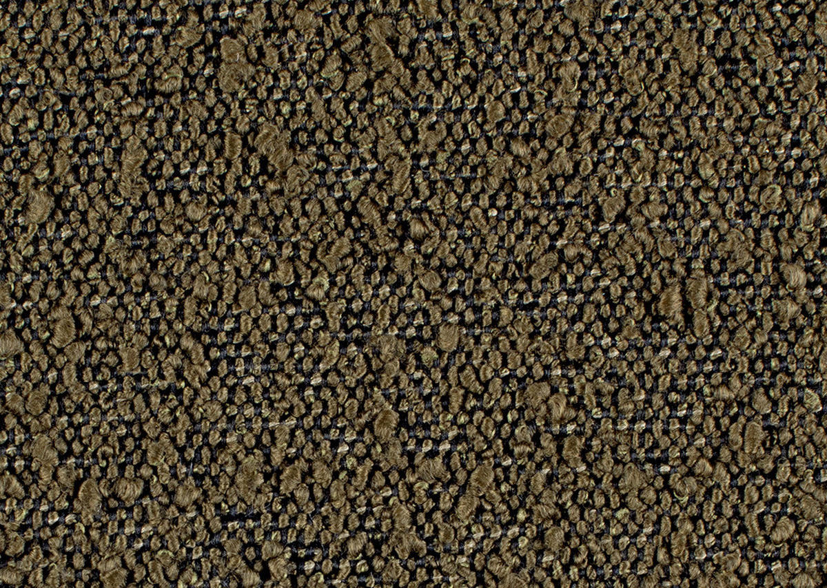 ECKSOFA Olivgrün Bouclé  - Schwarz/Olivgrün, Design, Textil/Metall (277/182cm) - Stylife