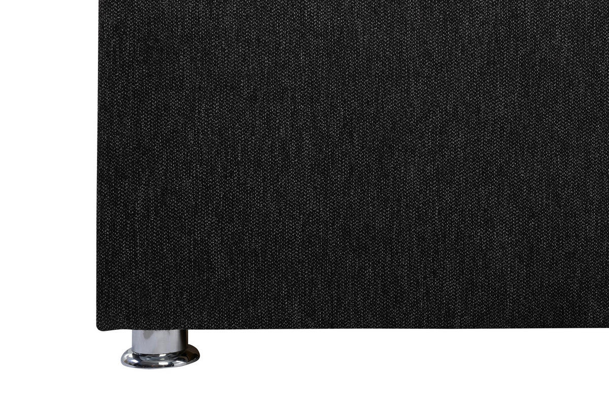 POLSTERBETT Matratze, Lattenrost, Bettkasten Anthrazit 140/200 cm  - Anthrazit, MODERN, Holz/Kunststoff (140/200cm) - MID.YOU