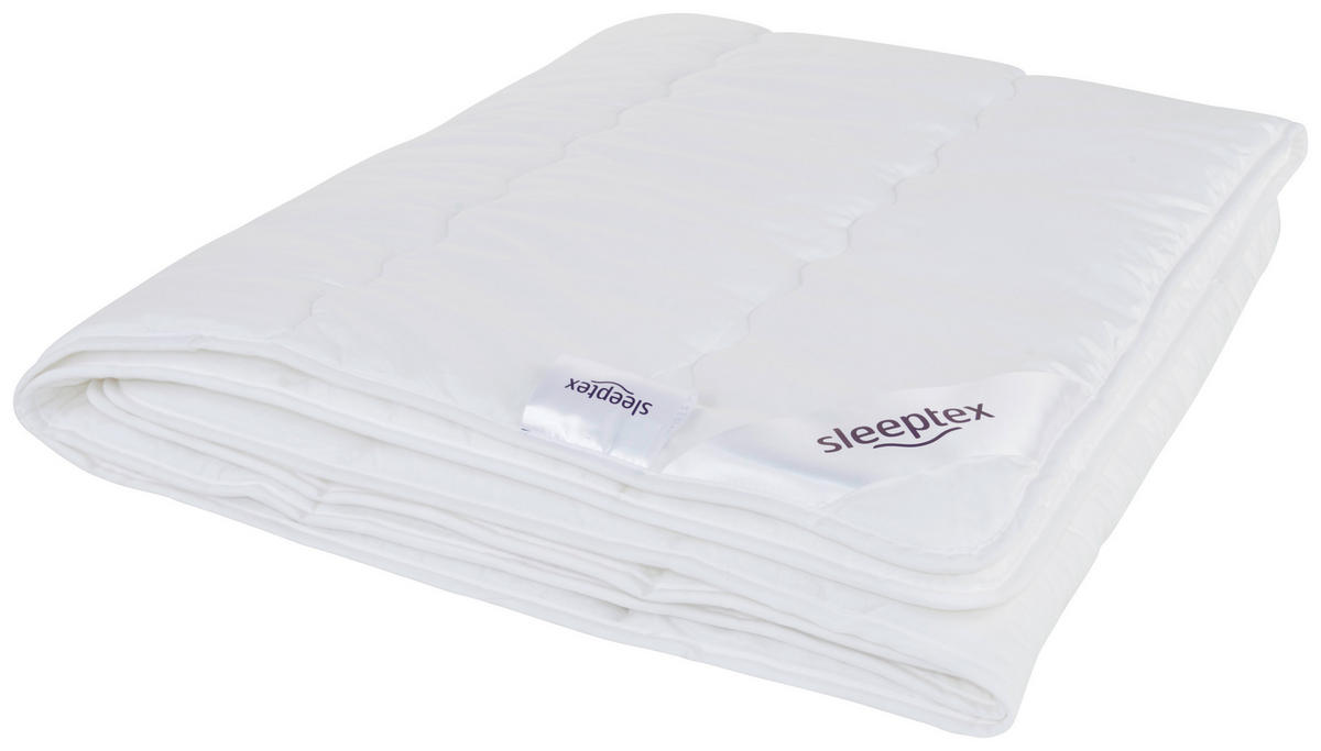 LETNÁ PRIKRÝVKA, 140/220 cm, polyester, rúno, duté vlákno - biela, Basics, textil (140/220cm) - Sleeptex