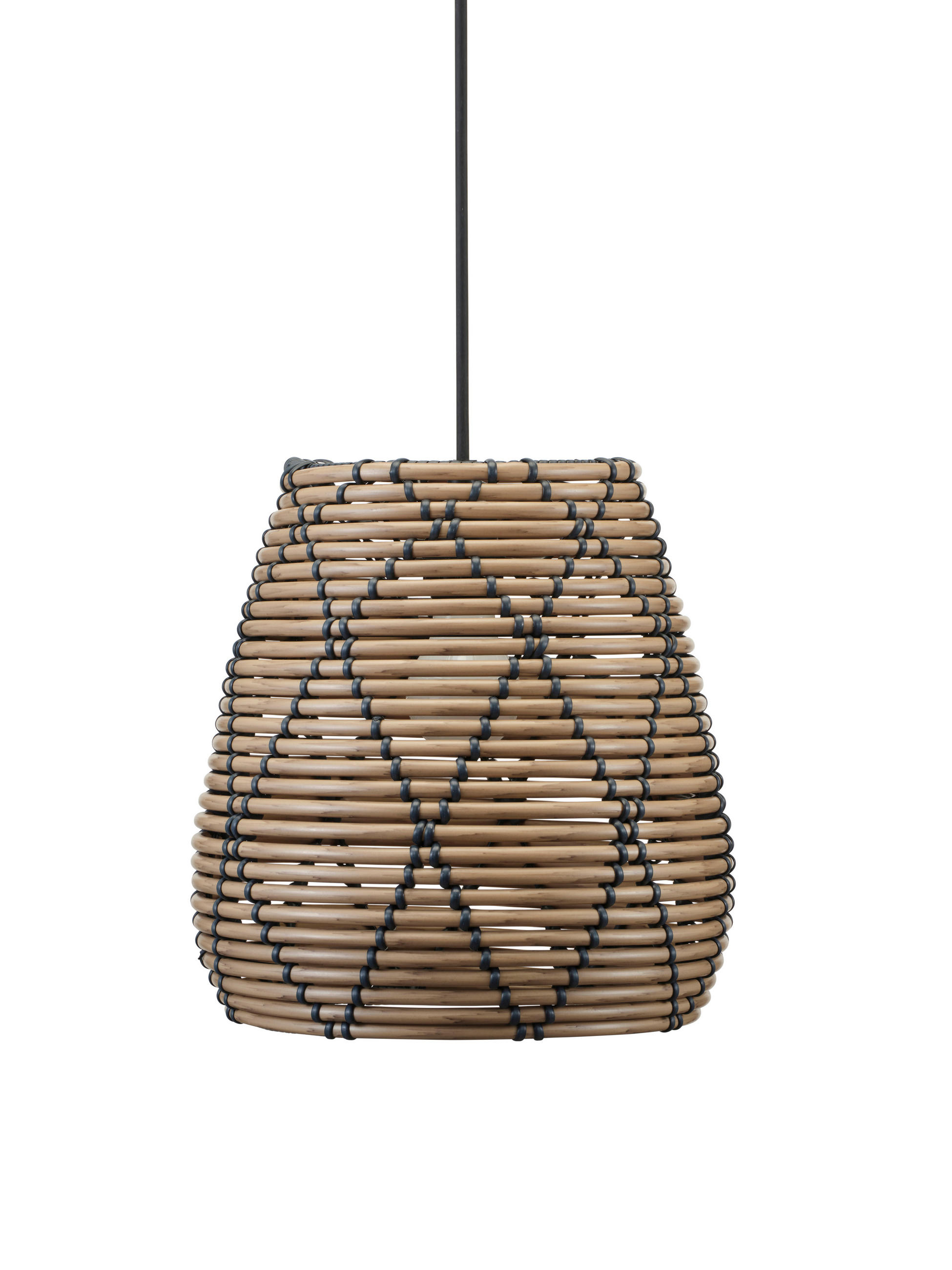 AUßENHÄNGELEUCHTE Lollo 28/25 cm  - Natur, Kunststoff (28/25cm) - PR Home