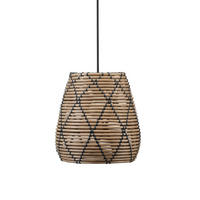AUßENHÄNGELEUCHTE Lollo 28/25 cm  - Natur, Kunststoff (28/25cm) - PR Home