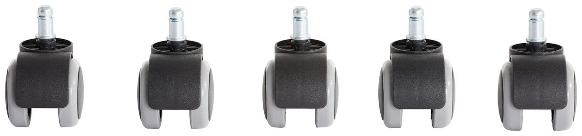 FORGÓSZÉK GÖRGŐ - fekete/szürke, műanyag/fém - Xora