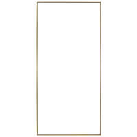 WANDSPIEGEL 90/180/2,5 cm    in rechteckig  - Goldfarben, Trend, Glas/Holzwerkstoff (90/180/2,5cm) - Landscape