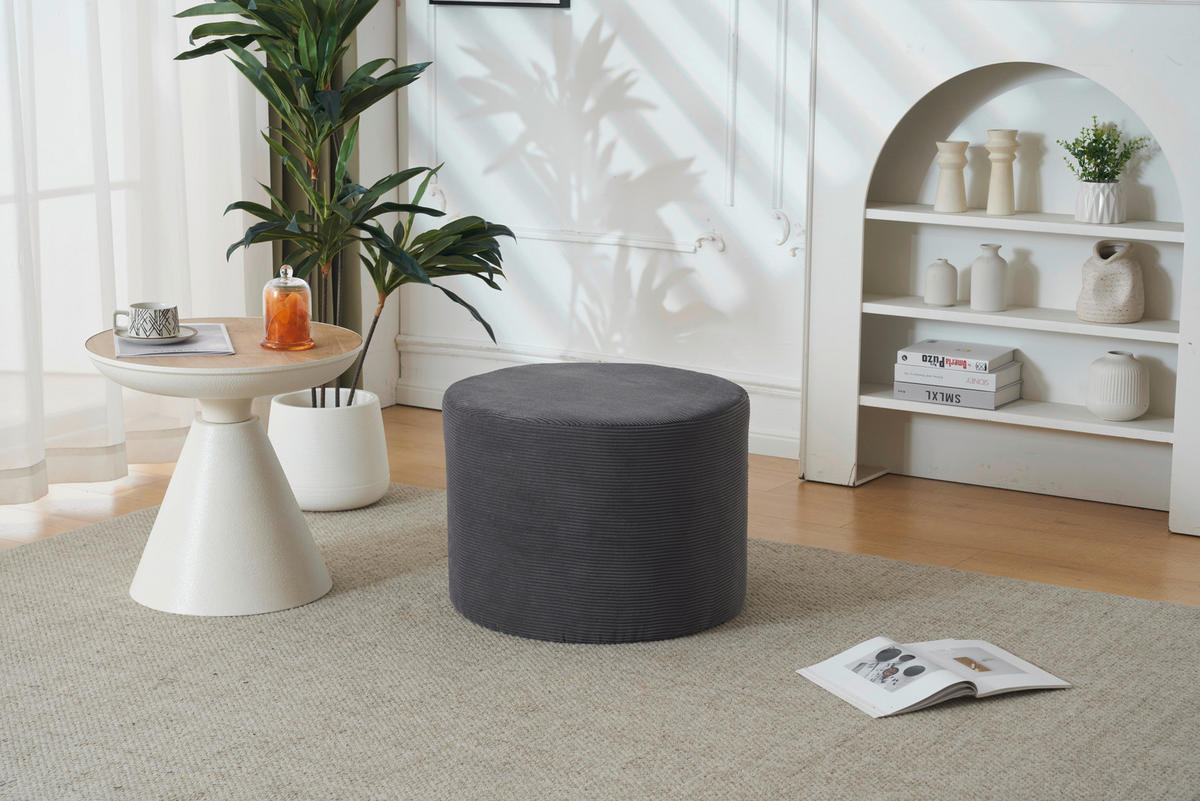 SEDACÍ PODUŠKA, 55/40/55 cm - šedá, Moderní, textil (55/40/55cm) - P & B