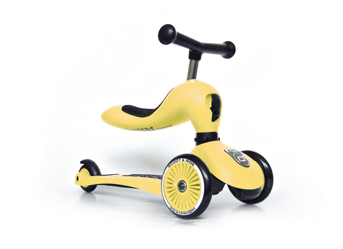 KINDERSCOOTER Highwaykick 1  - Gelb, Basics, Kunststoff/Metall (24/37/55cm) - Scoot and Ride