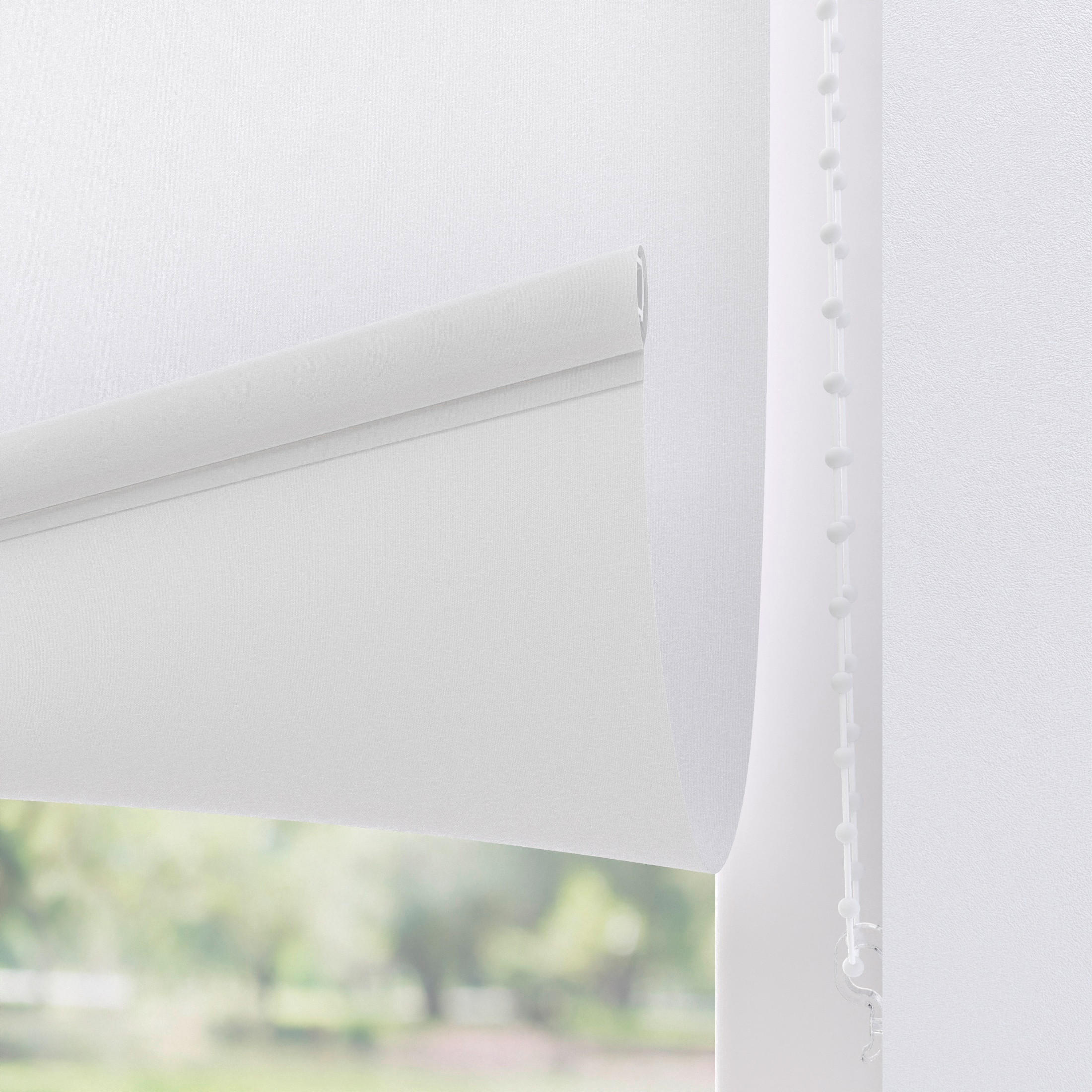 ROLLO  blickdicht  80/190 cm    - Weiß, Basics, Kunststoff (80/190cm)