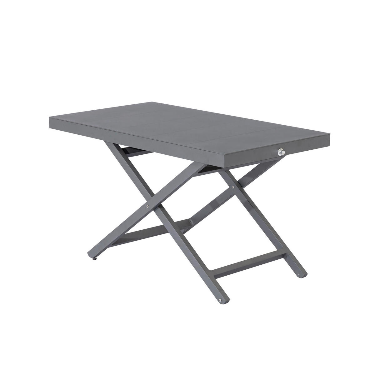 LOUNGETISCH Metall  - Anthrazit, MODERN, Kunststoff/Metall (110/62/60cm) - Gardenson