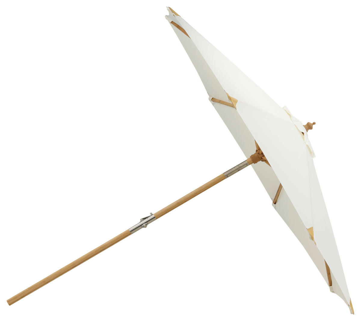 SONNENSCHIRM 270 cm  - Weiß, KONVENTIONELL (270/250cm) - Gardenson