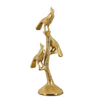 DEKORAČNÉ ZVIERATKO - zlatá, Basics, kov (11.5cm/11.5cm/37cmcm)