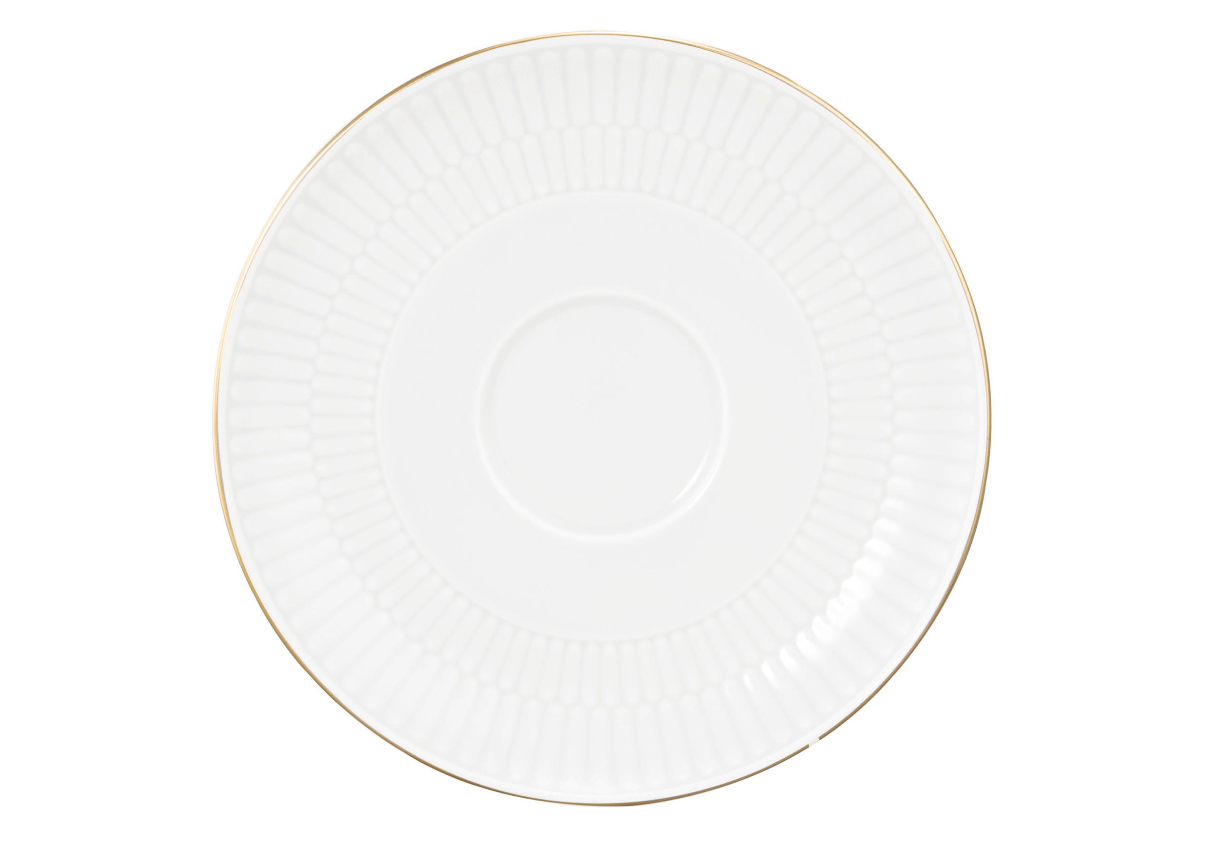 FAT  16 cm   - vit/guldfärgad, Klassisk, keramik (16cm) - Seltmann Weiden