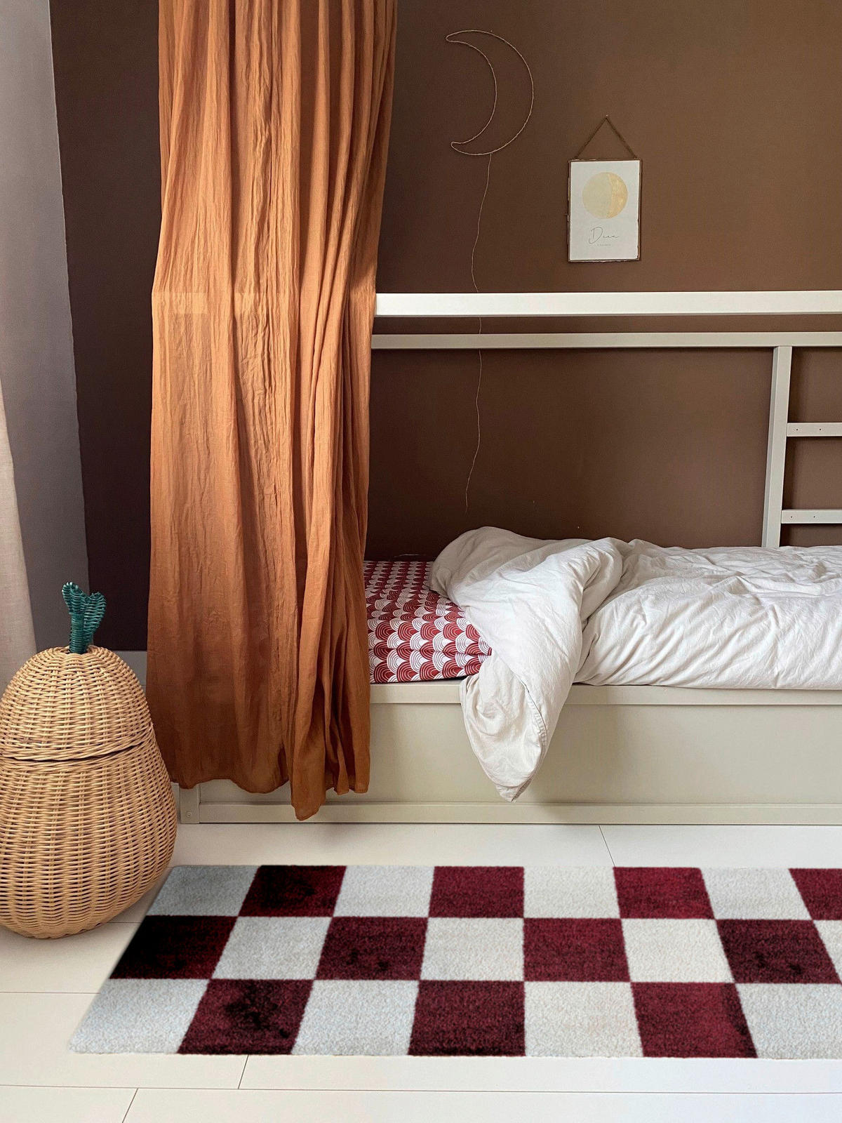 LÄUFER 50/150 cm Touch  - Weinrot/Weiß, Trend, Kunststoff (50/150cm) - madaboutmats