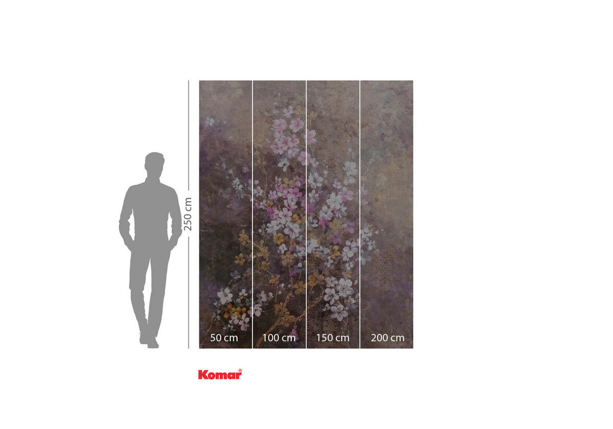 NON WOVEN-TAPET 200/250 cm  - multicolor, Basics (200/250cm) - Komar