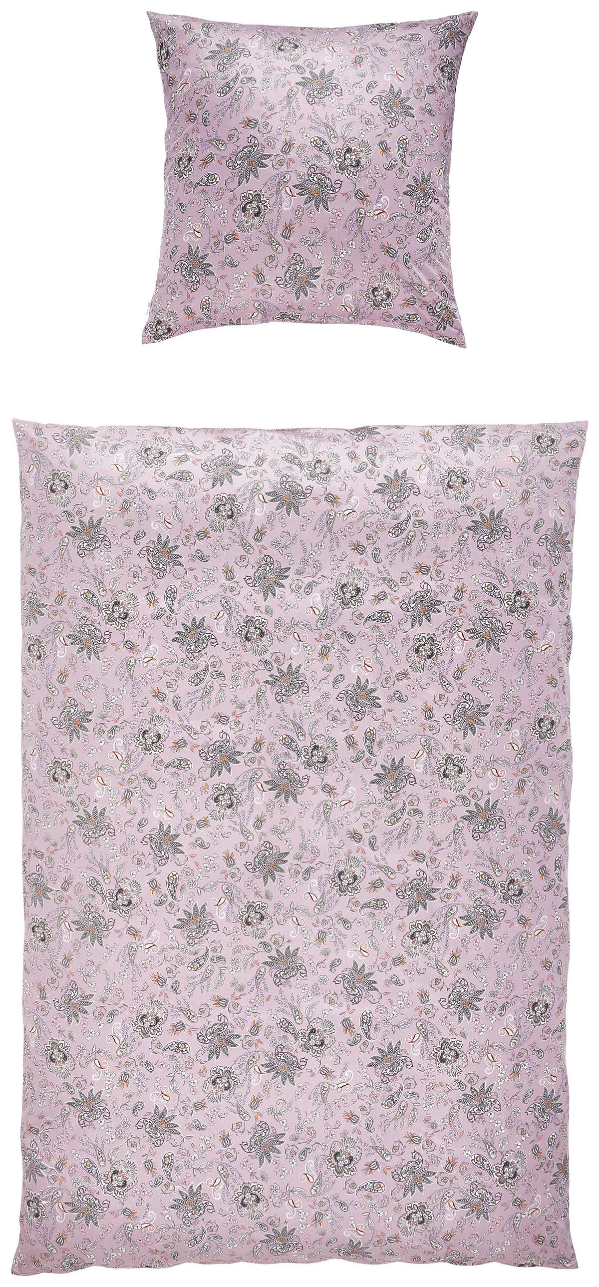 BETTWÄSCHE Satin 135/200 cm  - Mauve, KONVENTIONELL, Textil (135/200cm) - Estella