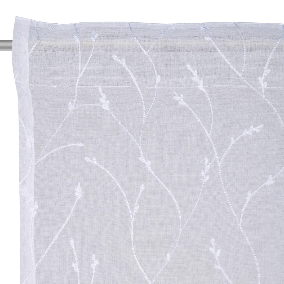 FERTIGVORHANG  transparent  135/245 cm   - Weiß, KONVENTIONELL, Textil (135/245cm) - Esposa