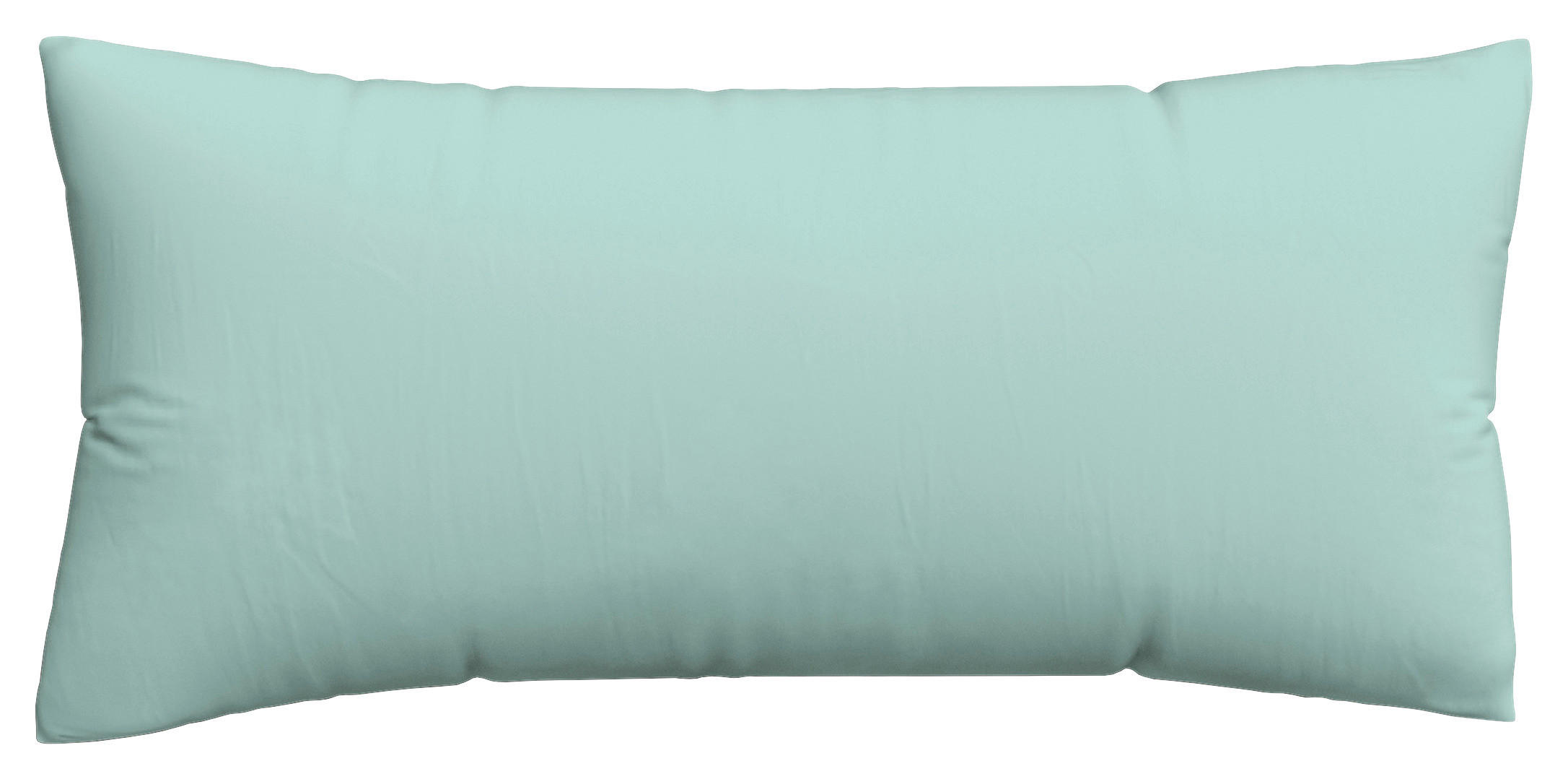 Schlafgut Kopfkissenbezug Woven Satin Türkis 40x80 cm