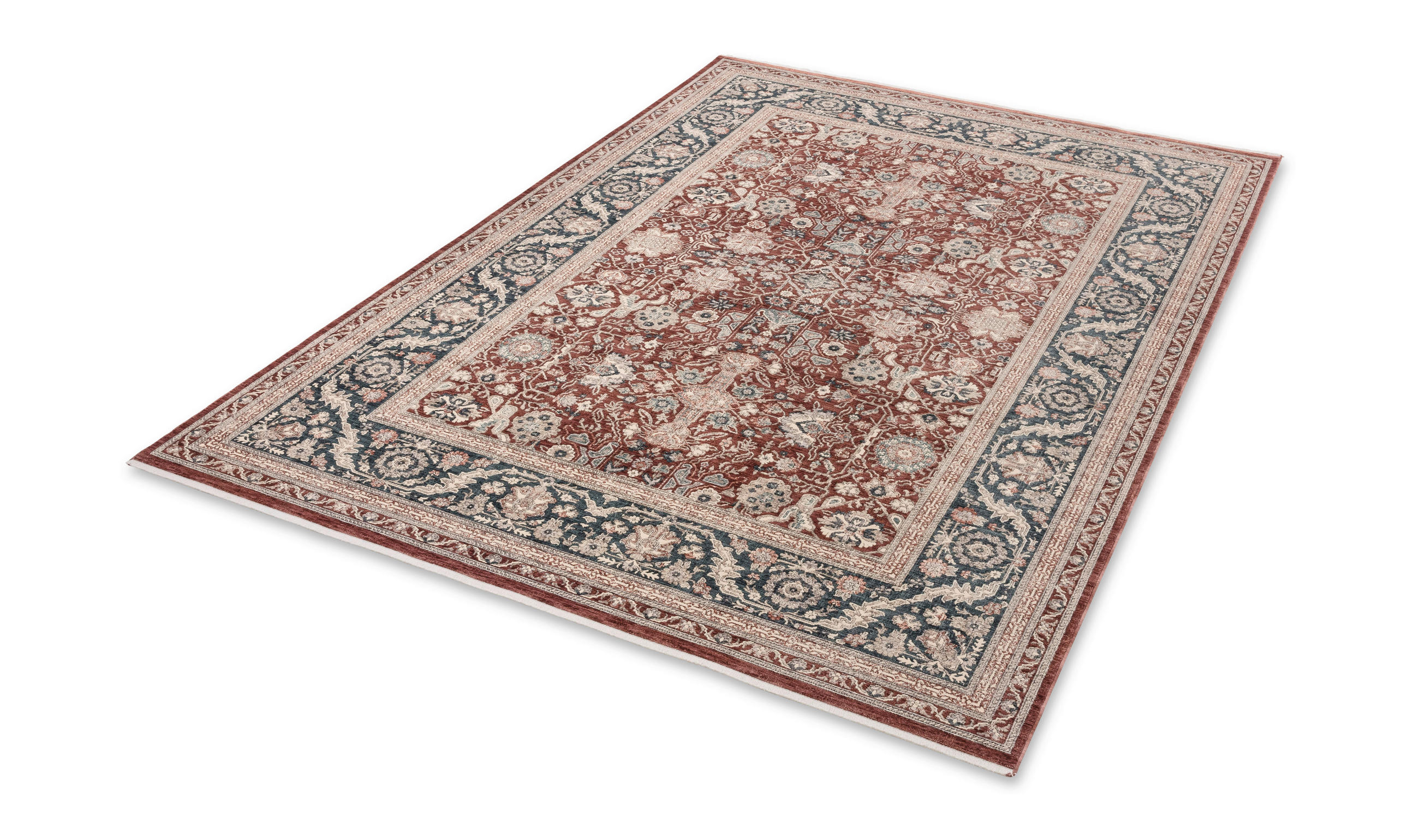 WEBTEPPICH 80/150 cm Tropea Rot  - Rot, KONVENTIONELL, Textil (80/150cm)