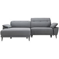 HÖRNSOFFA i linneimitation ljusgrå  - ljusgrå/svart, Design, metall/textil (172/262cm) - MID.YOU