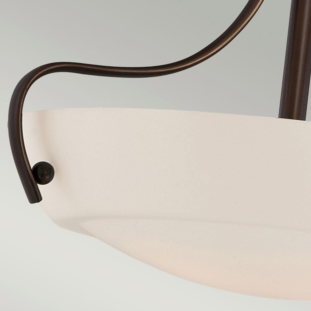 DECKENLEUCHTE  45.7/30.5 cm    - Dunkelbraun/Bronzefarben, Romantik / Landhaus, Glas/Metall (45.7/30.5cm) - Elstead Lighting