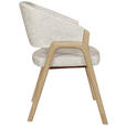 ARMLEHNSTUHL  Typenauswahl Jacquard  - Eichefarben/Beige, KONVENTIONELL, Holz/Textil (57/84/61cm) - Linea Natura