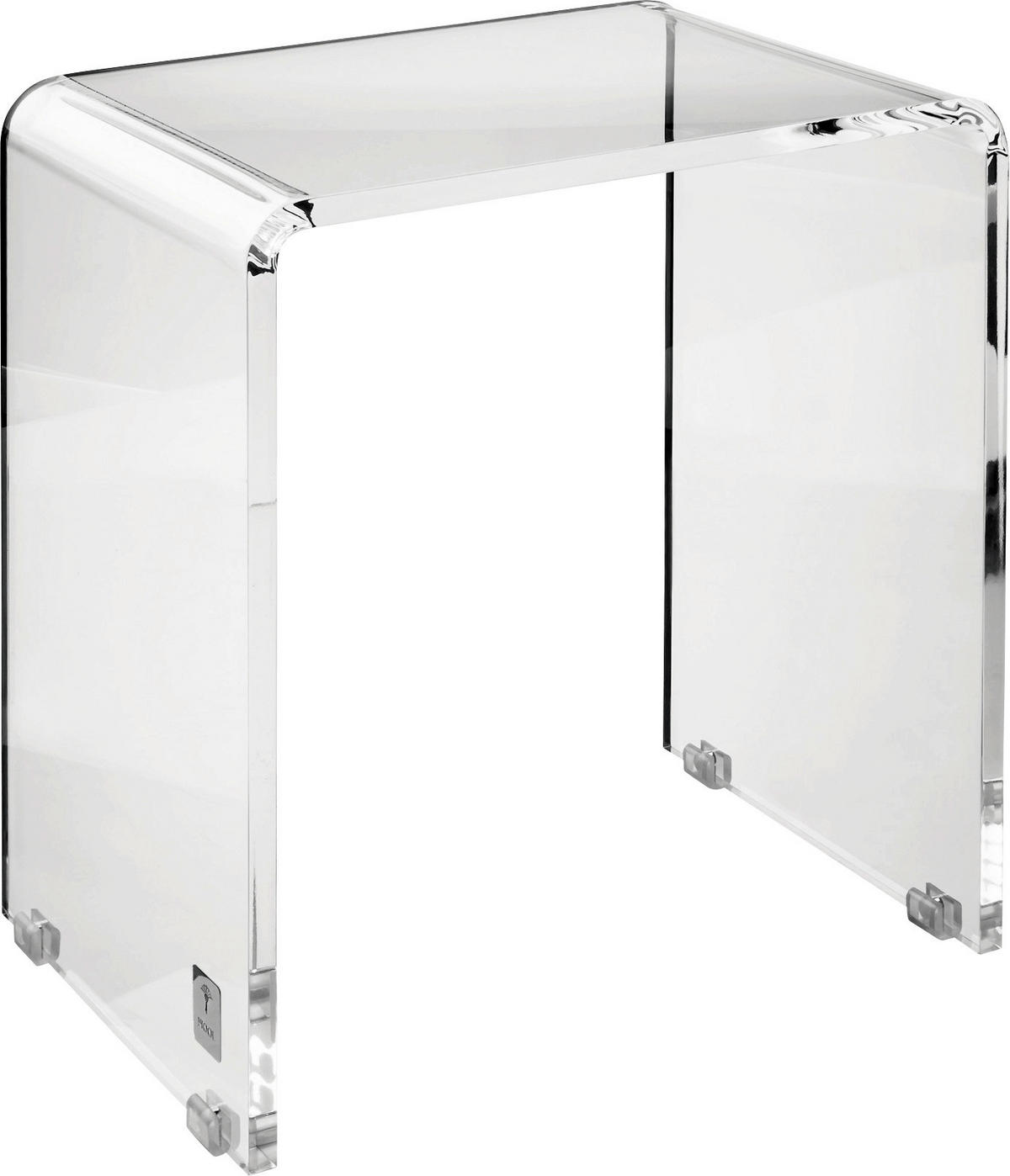 BADHOCKER - Klar, Basics, Kunststoff/Metall (42/47/30cm) - Joop!