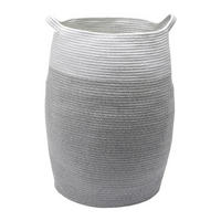 KOŠ NA PRÁDLO   - světle šedá, Basics, textil (49/65cm) - Aquanova