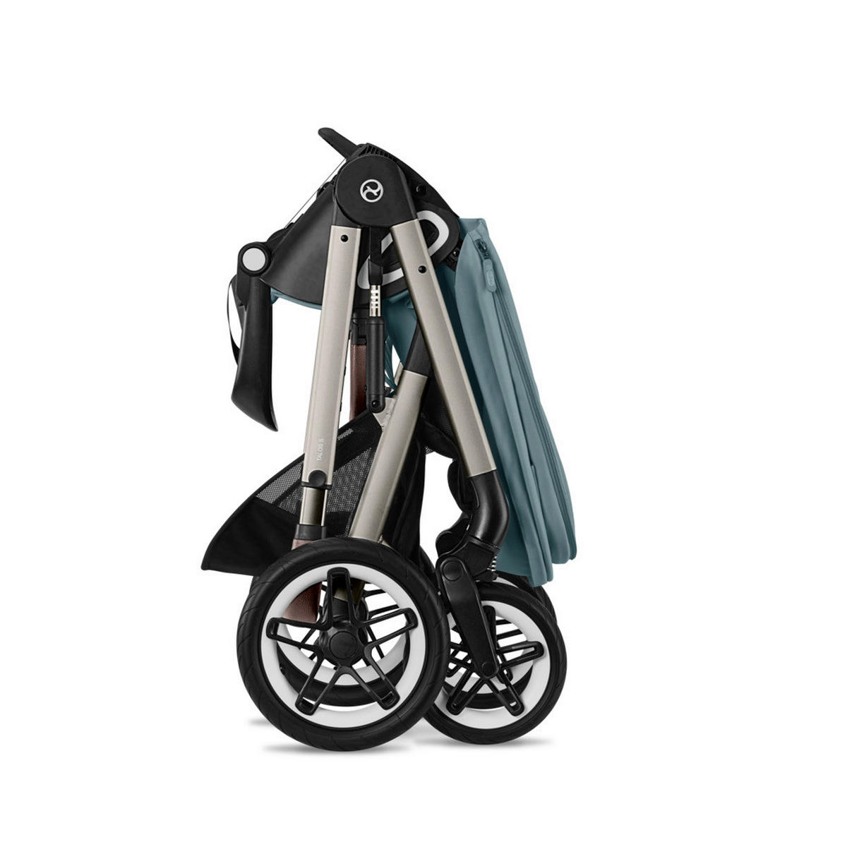 KINDERWAGEN  Talos S Lux  Stormy Blue  - Pastellblau/Silberfarben, Basics, Textil/Metall (91/80/112cm) - Cybex