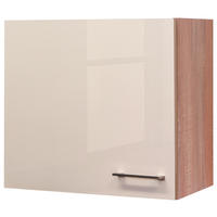KÜCHENOBERSCHRANK 60/54,8/32 cm  in Sonoma Eiche, Kaschmir  - Kaschmir/Edelstahlfarben, MODERN, Holzwerkstoff/Metall (60/54,8/32cm) - FlexWell